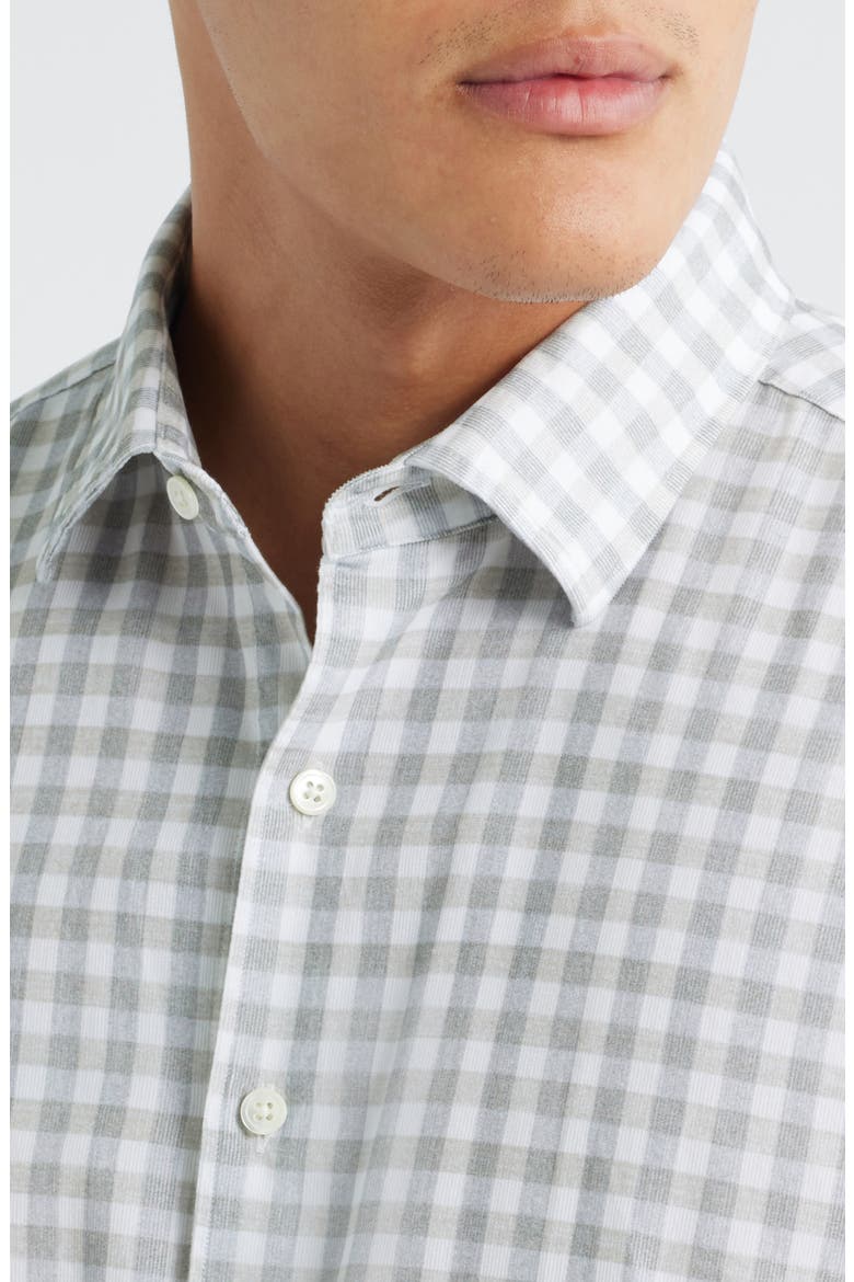 Deep Creek Original Fit Check Button-Up Shirt, Alternate, color, SAGE