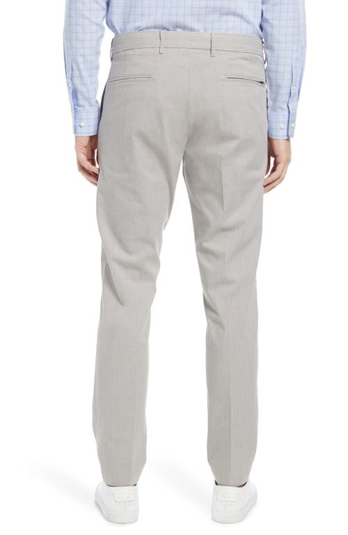 Nordstrom Athletic Fit Coolmax® Flat Front Performance Chino Pants In Grey Opal Heather