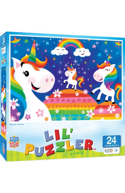 Rainbow Unicorns 24 Piece Jigsaw Puzzle