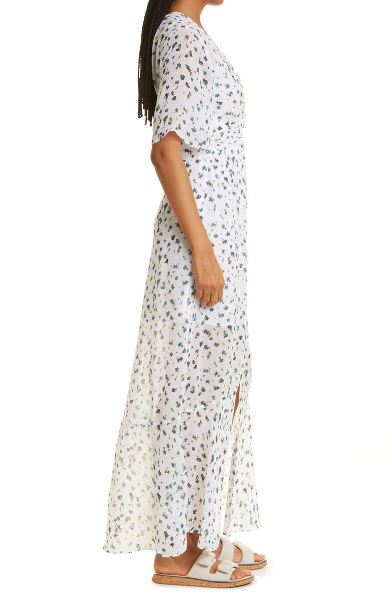 rag & bone Tamar Floral Print Maxi Dress, Alternate, color,