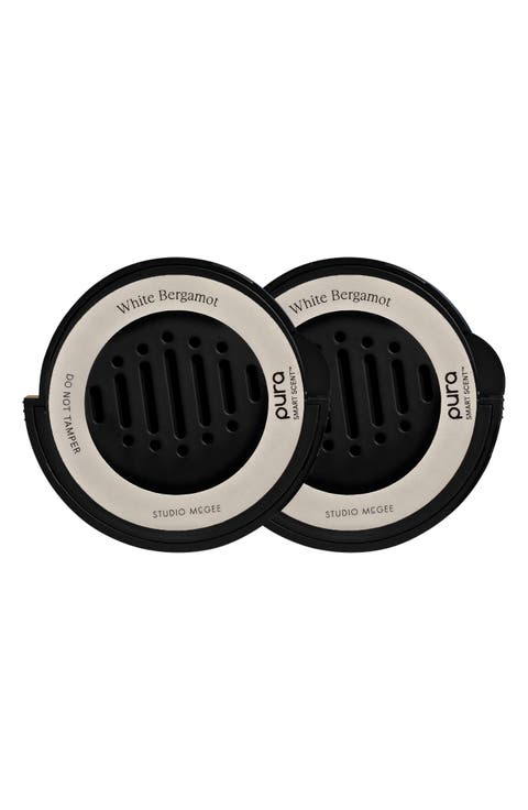 x Studio McGee White Bergamot Car Fragrance Refill Duo