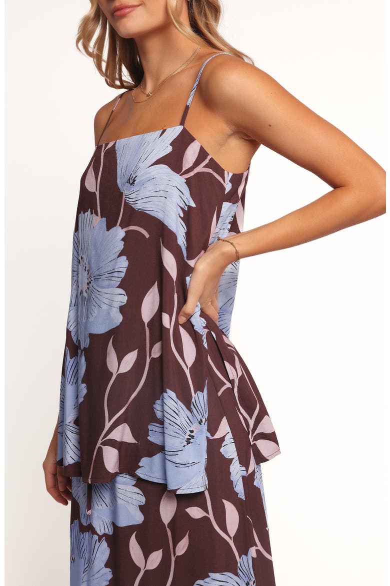 Angie Square Neck Sleeveless Top, Alternate, color, BLUE POPPIES