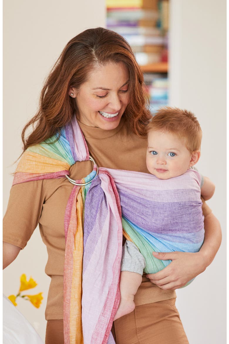 Ring Sling Rainbow Baby Carrier, Alternate, color, RAINBOW
