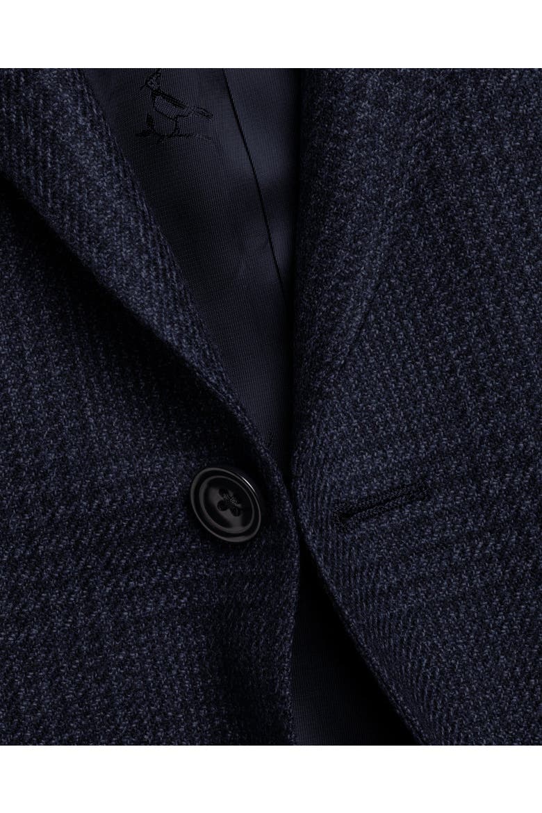 Wool Twill Silk Jacket, Alternate, color, Dark Blue