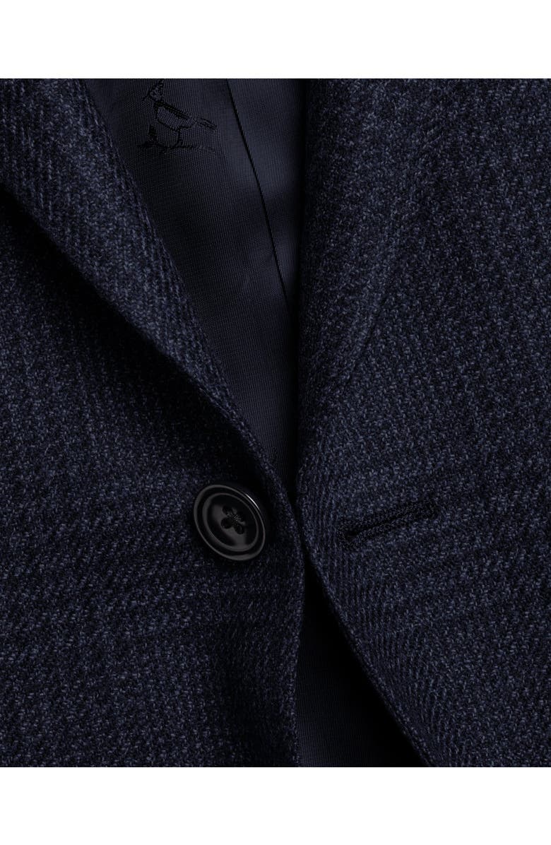 Charles Tyrwhitt Wool Twill Silk Jacket, Alternate, color, Dark Blue