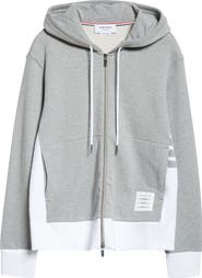 パーカー・フーディ THOM BROWNE 4BAR COTTON HOODIE Thom Browne Classic 4-Bar Zip Cotton Hoodie | Nordstrom