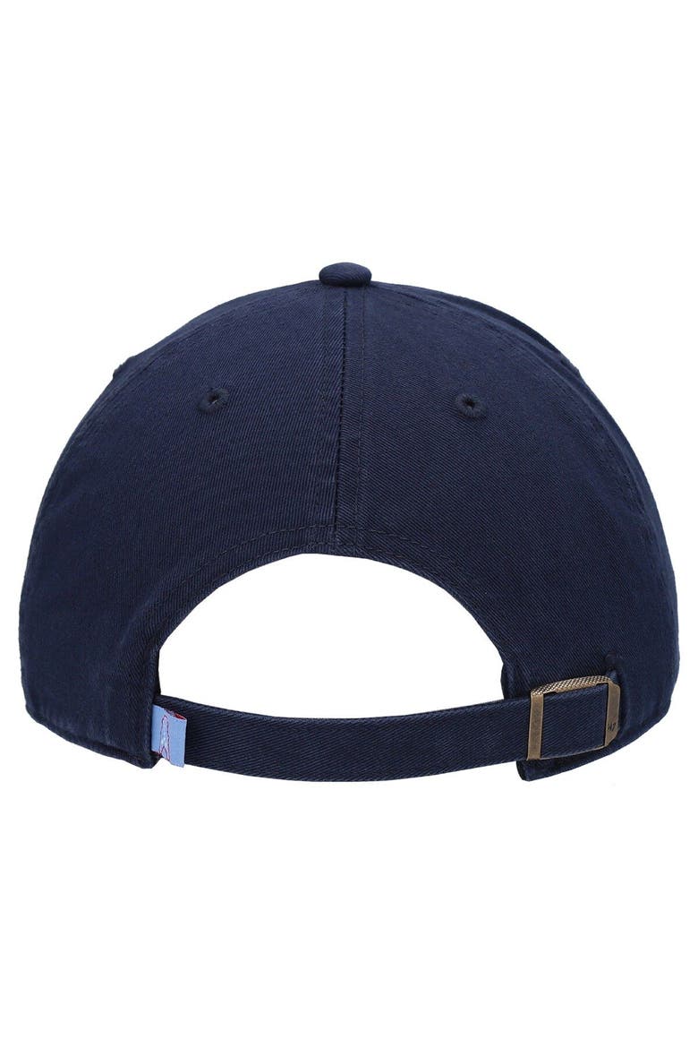 Men's '47 Navy Houston Oilers Clean Up Legacy Adjustable Hat, Alternate, color, Navy