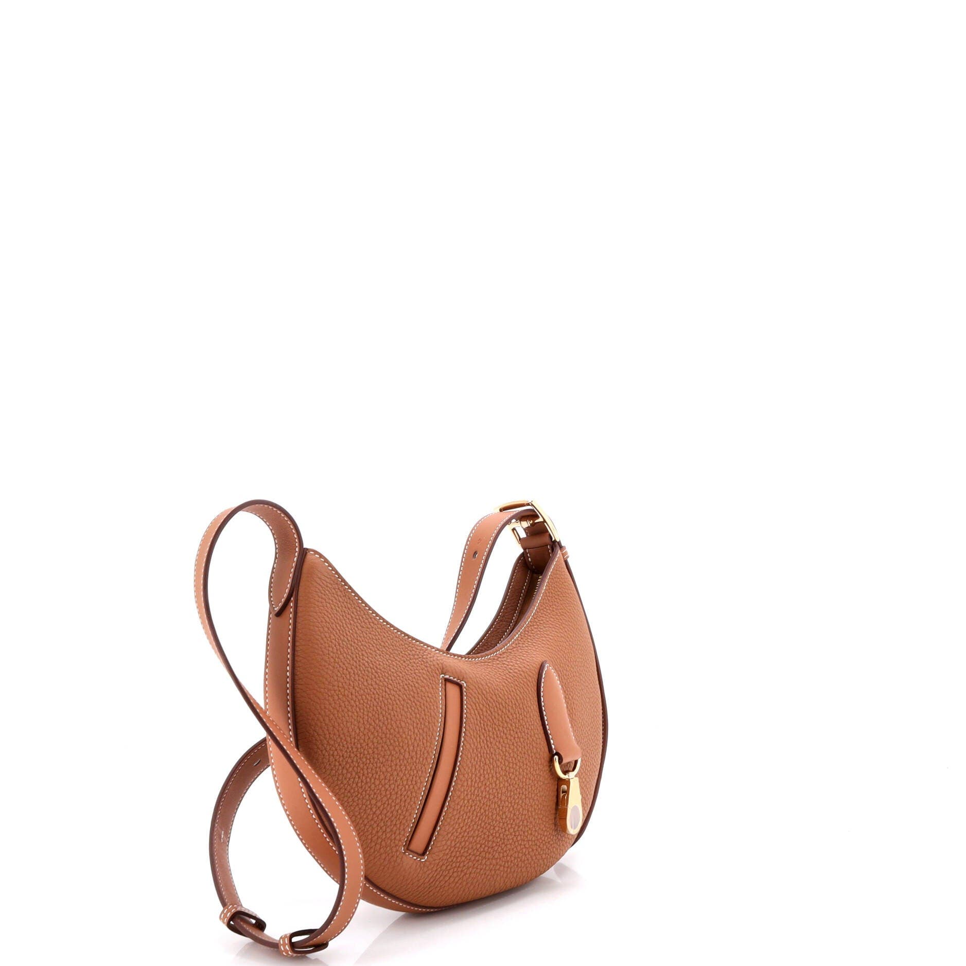 Pre-Owned Hermes Arcon Bag Togo and Swift Petite, Alternate, color, Gold