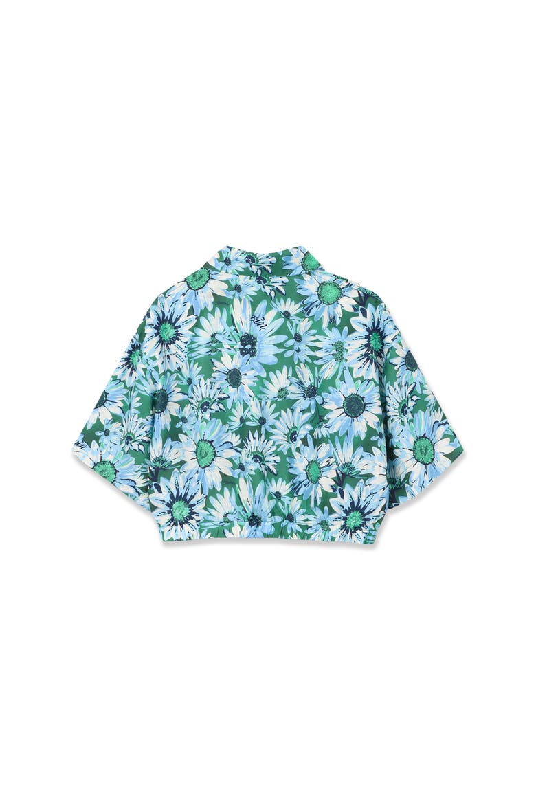 Blouse Collar Shirt, Alternate, color, Jade