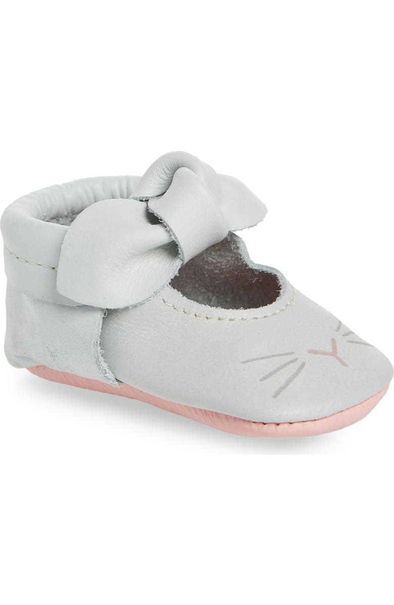 Freshly Picked Bow Crib Shoe, Main, color,