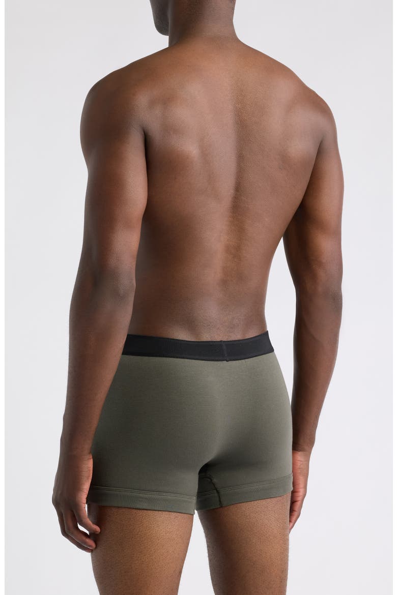 Cotton Stretch Jersey Boxer Briefs, Alternate, color, MILITARY GREEN