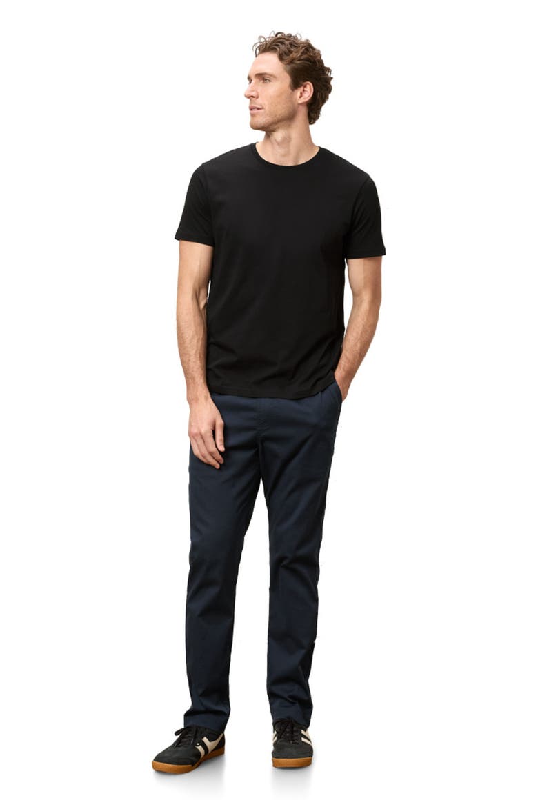 Organic Cotton Softspun Essential Crewneck Tee, Main, color, Black