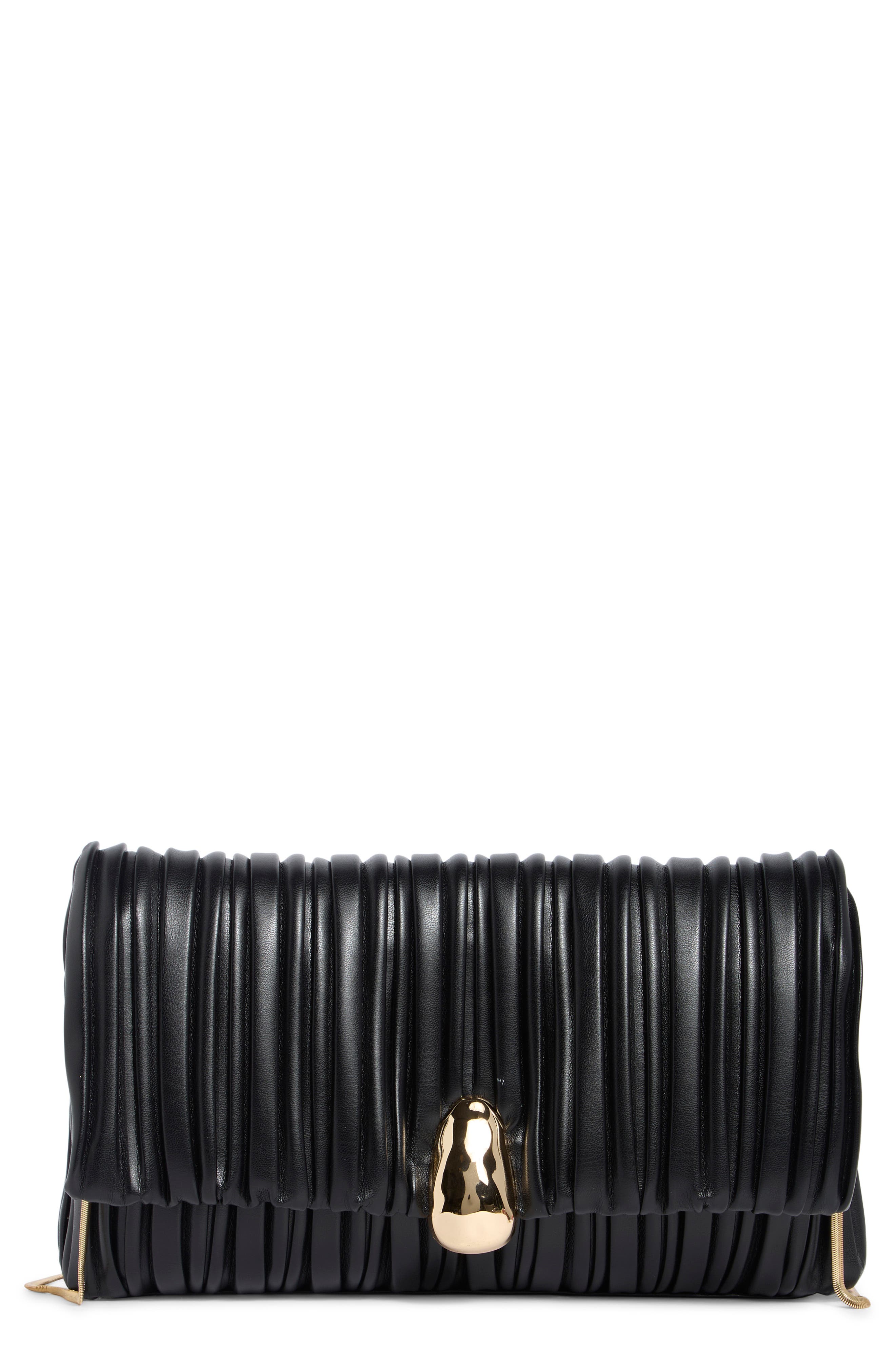 Steve Madden Polly Clutch, Main, color, Black
