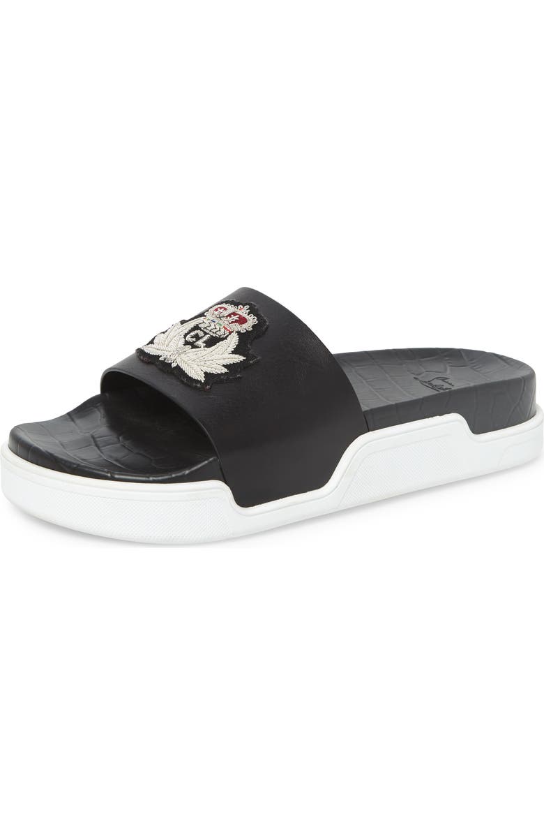 Christian Louboutin Pool Beau Sport Slide, Main, color,