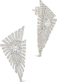 Sterling Forever Rosanne Cubic Zirconia Statement Stud Earrings