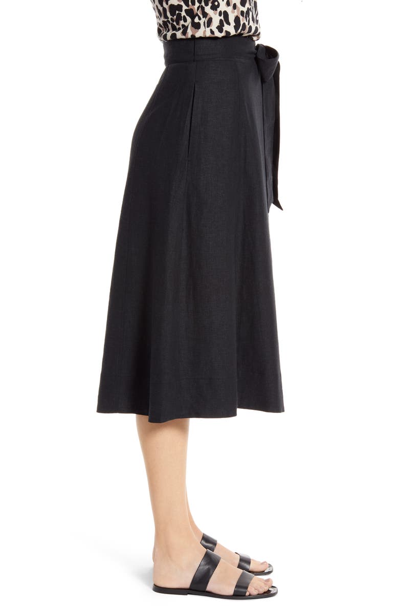 1901 Side Slit Midi Skirt, Alternate, color,