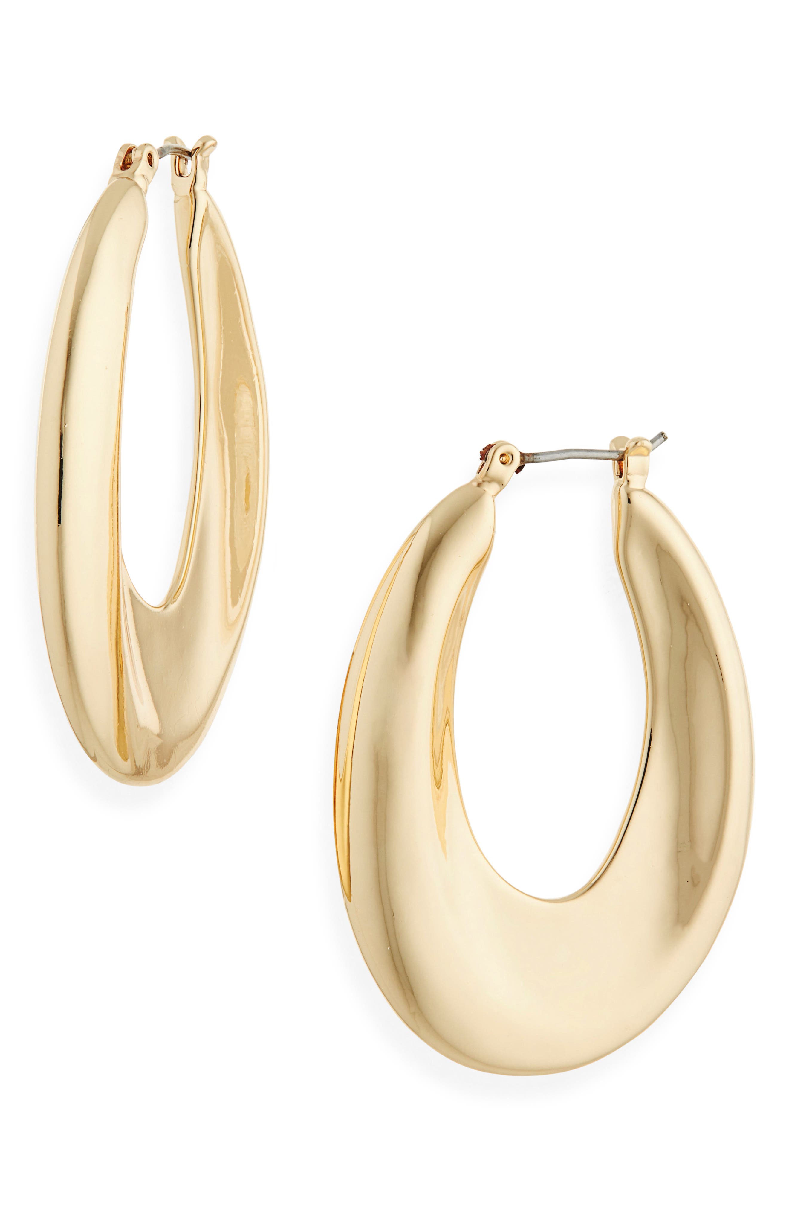 Vince Camuto Oval Hoop Earrings