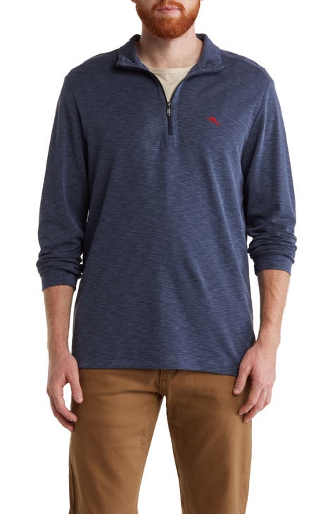 Via Del Mar Half Zip Long Sleeve Shirt