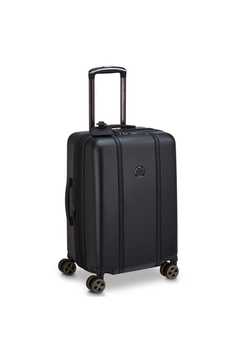 Cadence Hardside Expandable 20" Carry On Spinner Luggage, Main, color, Deep Black