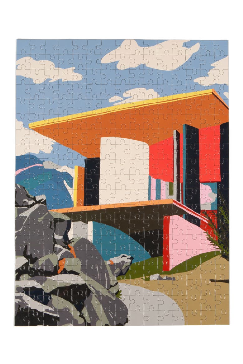 The Site of Reversible Destiny Puzzle, Alternate, color, BLUE MULTI