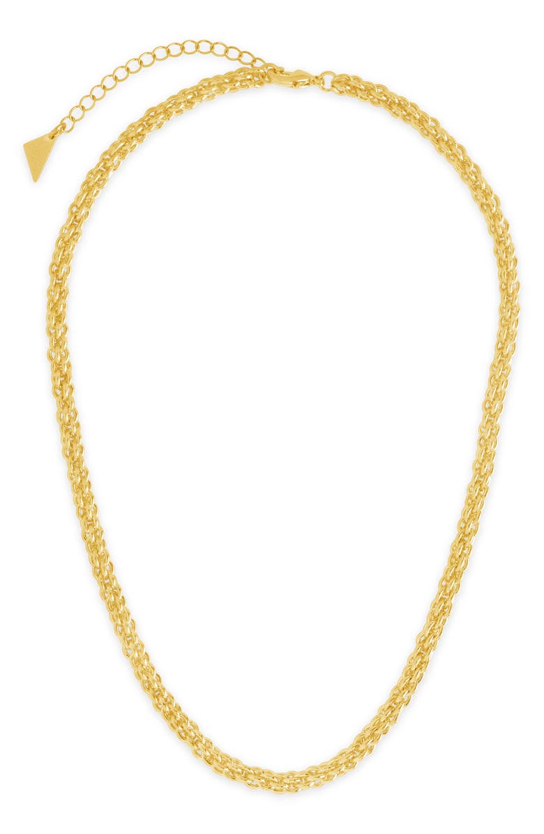 Sterling Forever Yara Chain Necklace, Main, color, Gold