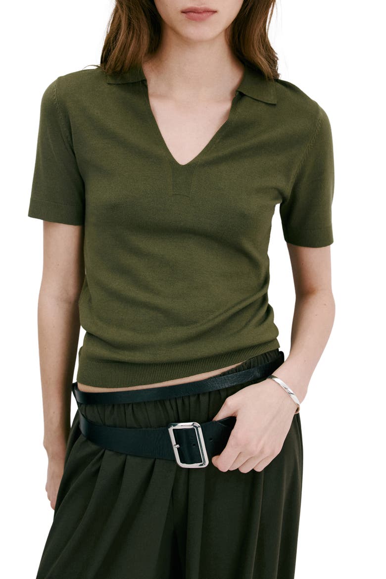 Johnny Collar Polo, Main, color, KHAKI GREEN
