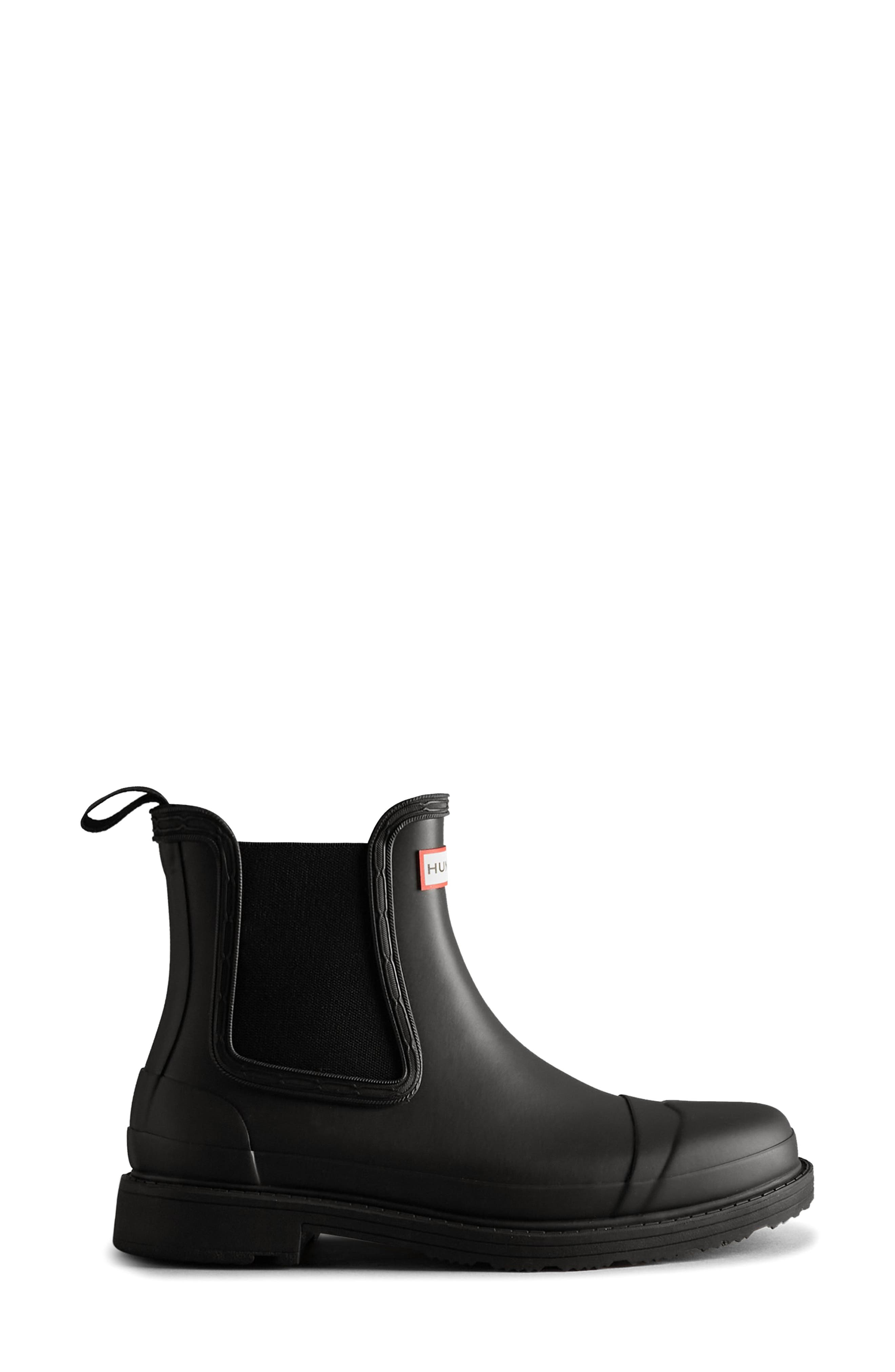 Hunter Commando Waterproof Chelsea Boot, Alternate, color, 