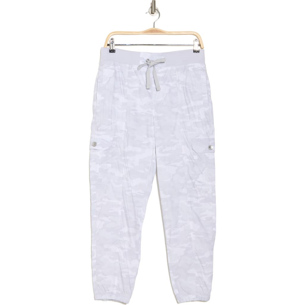 Dkny Ribbed Drawstring Waist Cargo Joggers