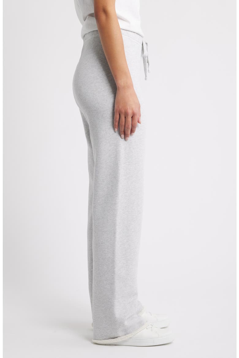 Catherine Cotton Sweatpants, Alternate, color, GRAY MELANGE