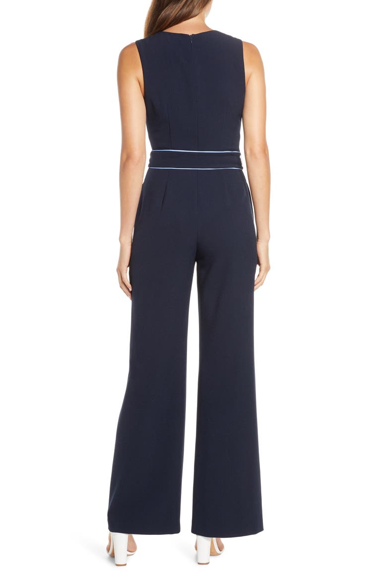 Colorblock Jumpsuit, Alternate, color, NAVY/ MULTI