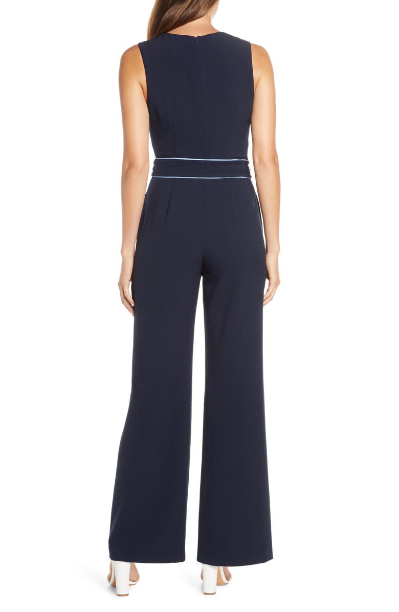 Vince Camuto Colorblock Jumpsuit, Alternate, color, 