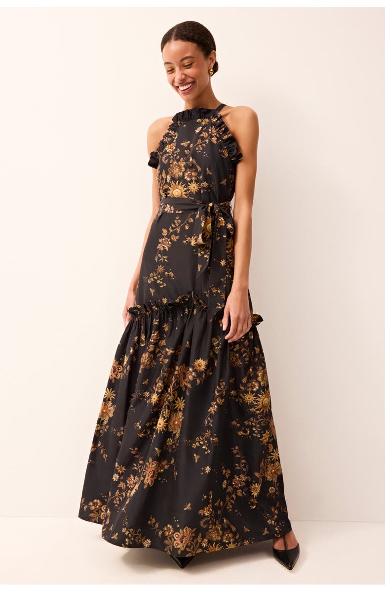 Marie Oliver Keenan Dress, Alternate, color, Black