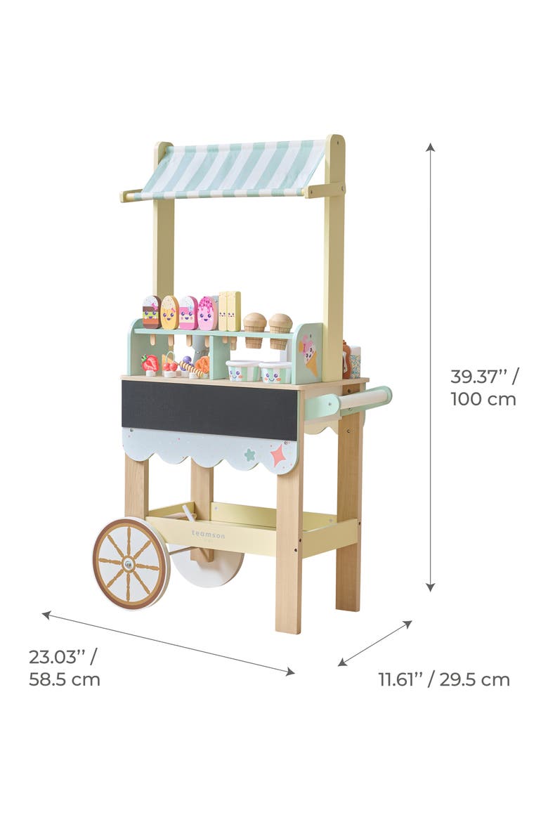 Kids' Jolly Pals Wooden Ice Cream Stand, Alternate, color, MULTI