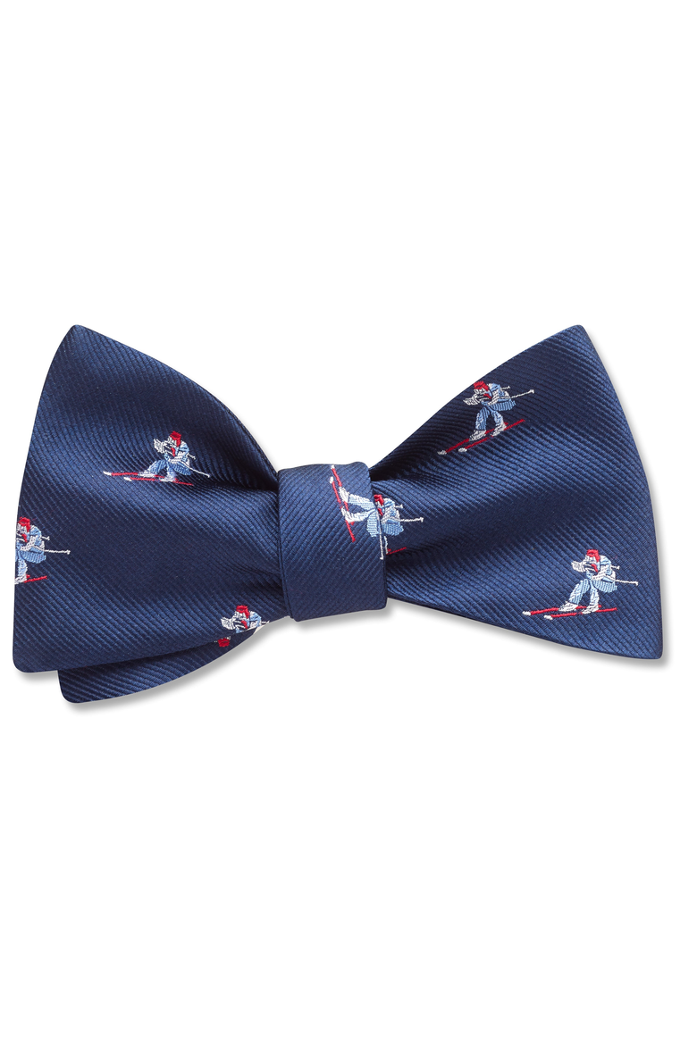 Stratton Silk Woven Bow Tie, Main, color, Standard Pre-Tied