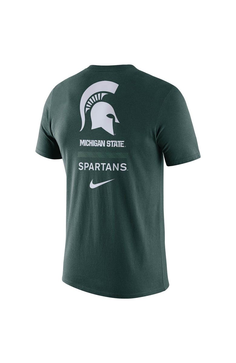 Nike Men's Nike Green Michigan State Spartans DNA Logo Performance T-Shirt, Alternate, color,