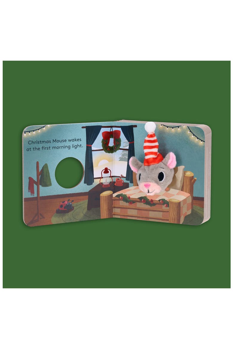 'Christmas Mouse' Finger Puppet Board Book, Alternate, color, CHRISTMAS MOUSE