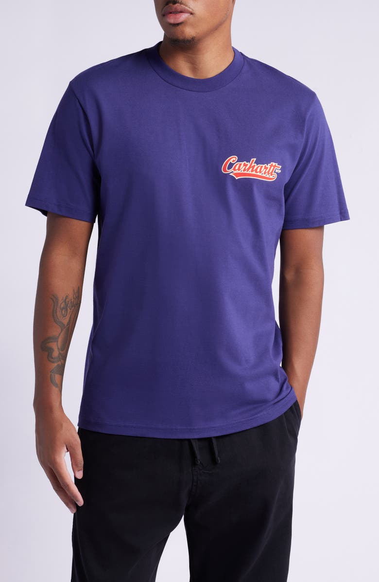 Carhartt Work In Progress Spill Organic Cotton Graphic T-Shirt, Main, color, 