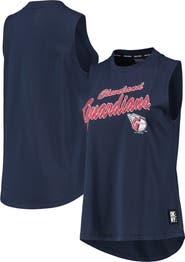 DKNY SPORT Women's DKNY Sport Navy Cleveland Guardians Marcie Tank Top