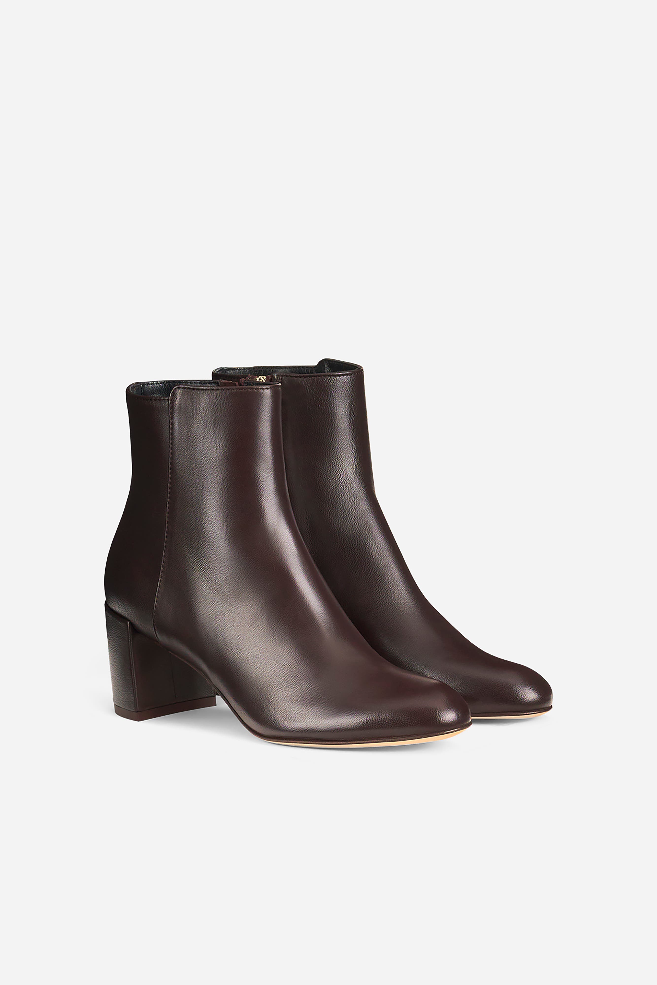 AGL Lynn Water Resistant Velour Bootie, Alternate, color, Testa Di Moro