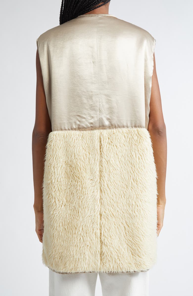 R13 Elongated Mixed Media Liner Vest, Alternate, color,