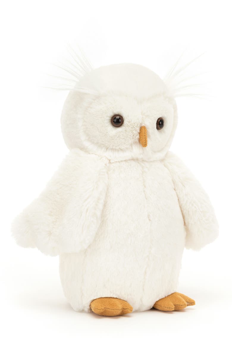 Jellycat Bashful Owl Stuffed Animal, Main, color, 