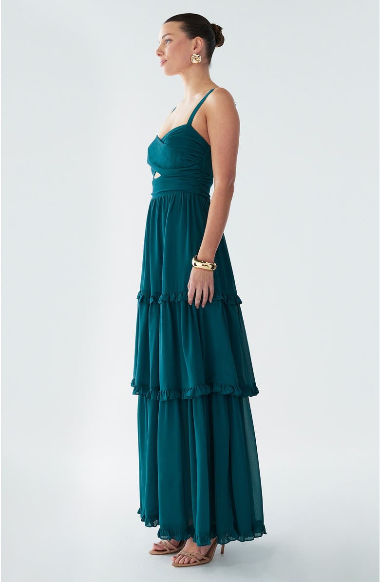 BWLDR Willow Maxi Dress, Alternate, color, Teal