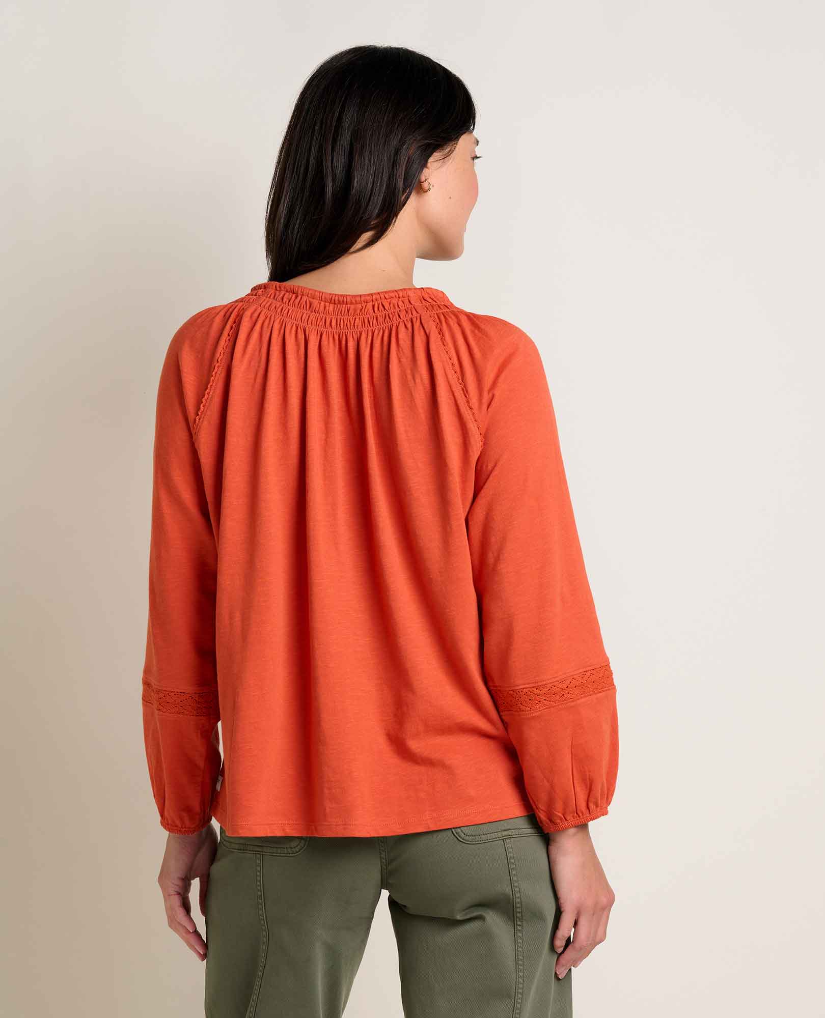 Women's Primo Long Sleeve Peasant Top - image 4