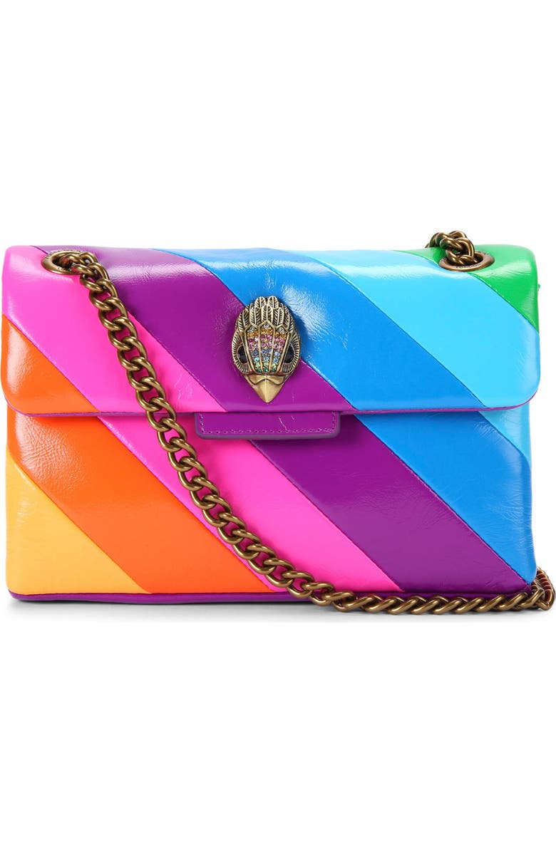 Kurt Geiger London Mini Kensington Convertible Leather Crossbody Bag, Main, color,