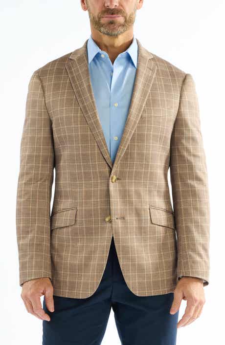 SAVILE ROW CO Plaid Knit Sport Coat