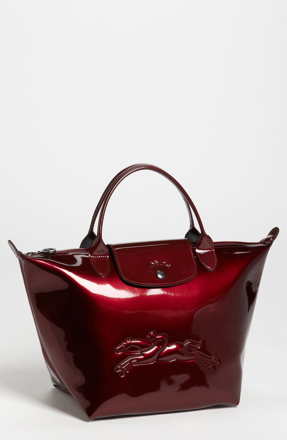 'Victoire' Small Tote, Main, color, BORDEAUX