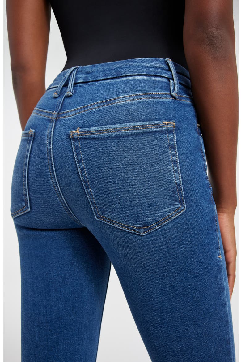 Good Legs High Waist Ankle Straight Leg Jeans, Alternate, color, INDIGO271