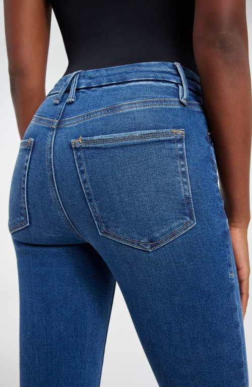Shop Good American Good Straight Leg Jeans In Indigo271
