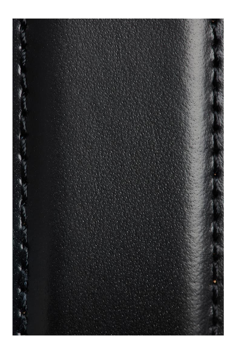 Travis Leather Belt, Alternate, color, BLACK
