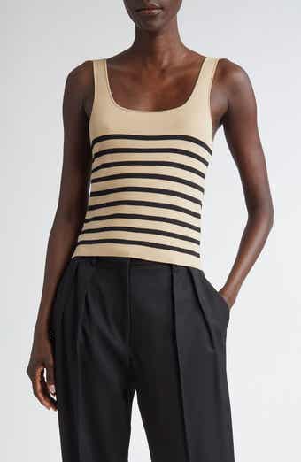 Altuzarra Stevie Stripe Silk & Cotton Sweater Tank